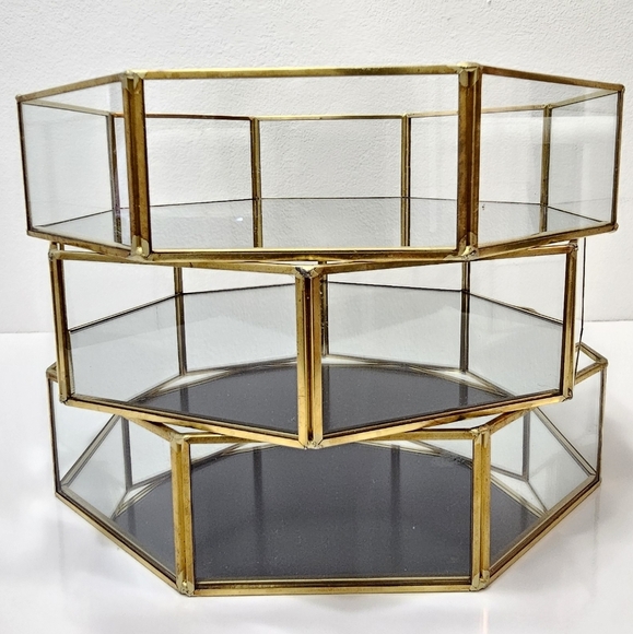 Mirrored Tray - Set of 3 - Picture 8 of 12